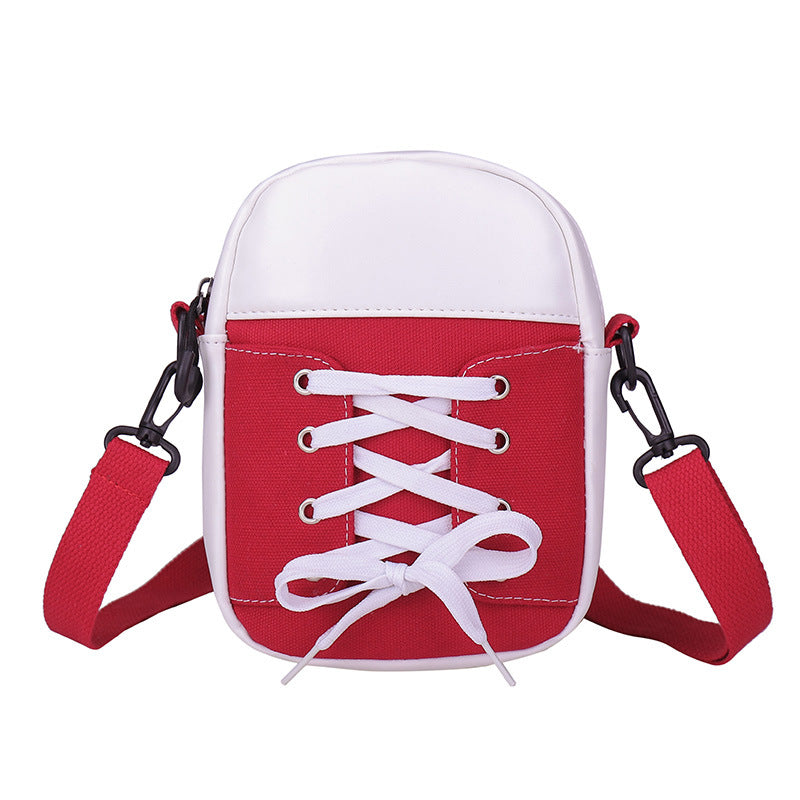 Women's Canvas Korean Style Candy Round Western Shoulder Bags