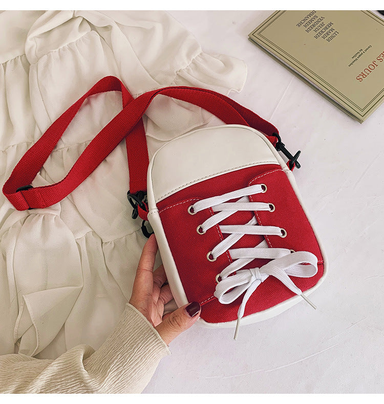 Women's Canvas Korean Style Candy Round Western Shoulder Bags