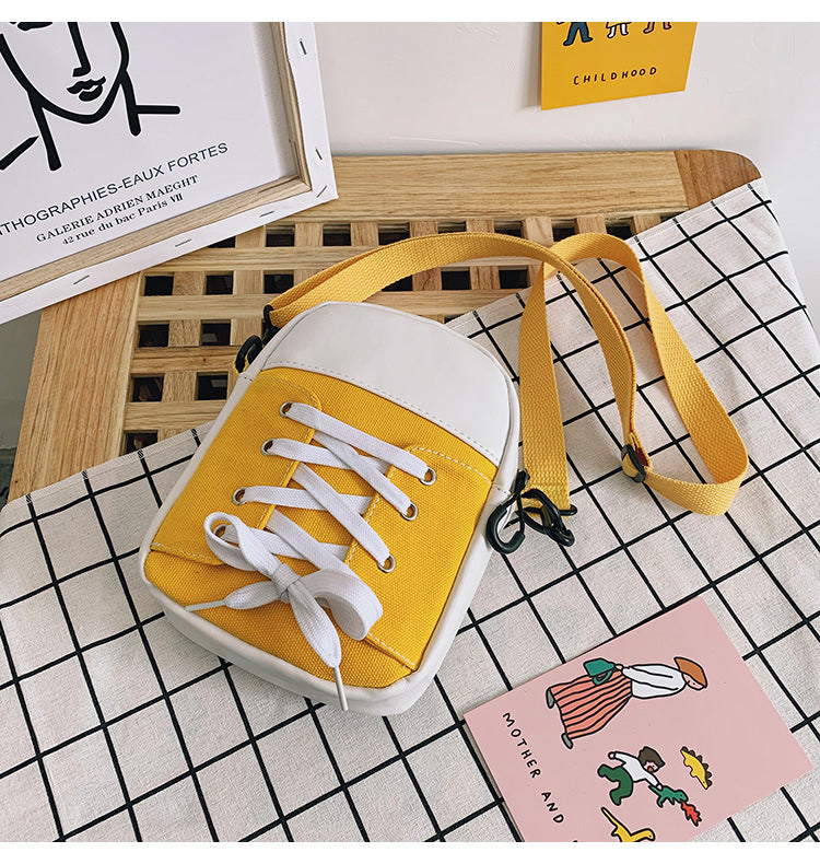 Women's Canvas Korean Style Candy Round Western Shoulder Bags