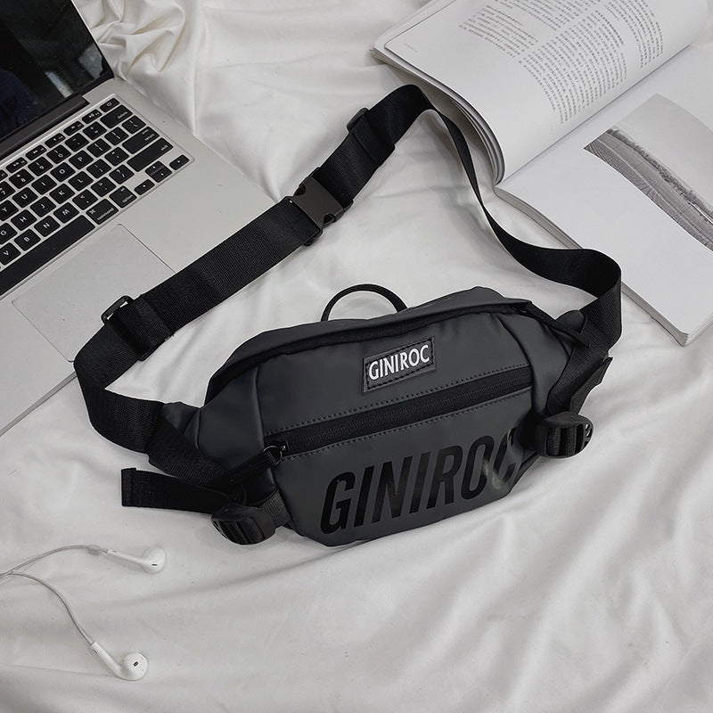 Men's Cool College Fried Street Fashion Men's Chest Bags