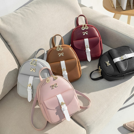 Fashion Women's Unique Cool Portable Bow Backpacks