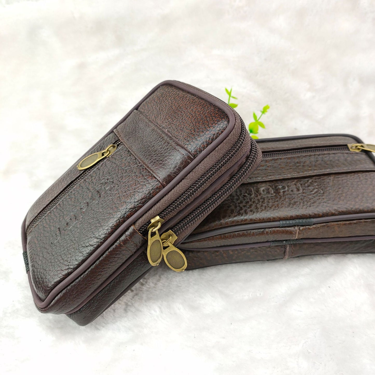 Men's Horizontal Lightweight Flat Mouth Hanging Cell Men's Waist Packs