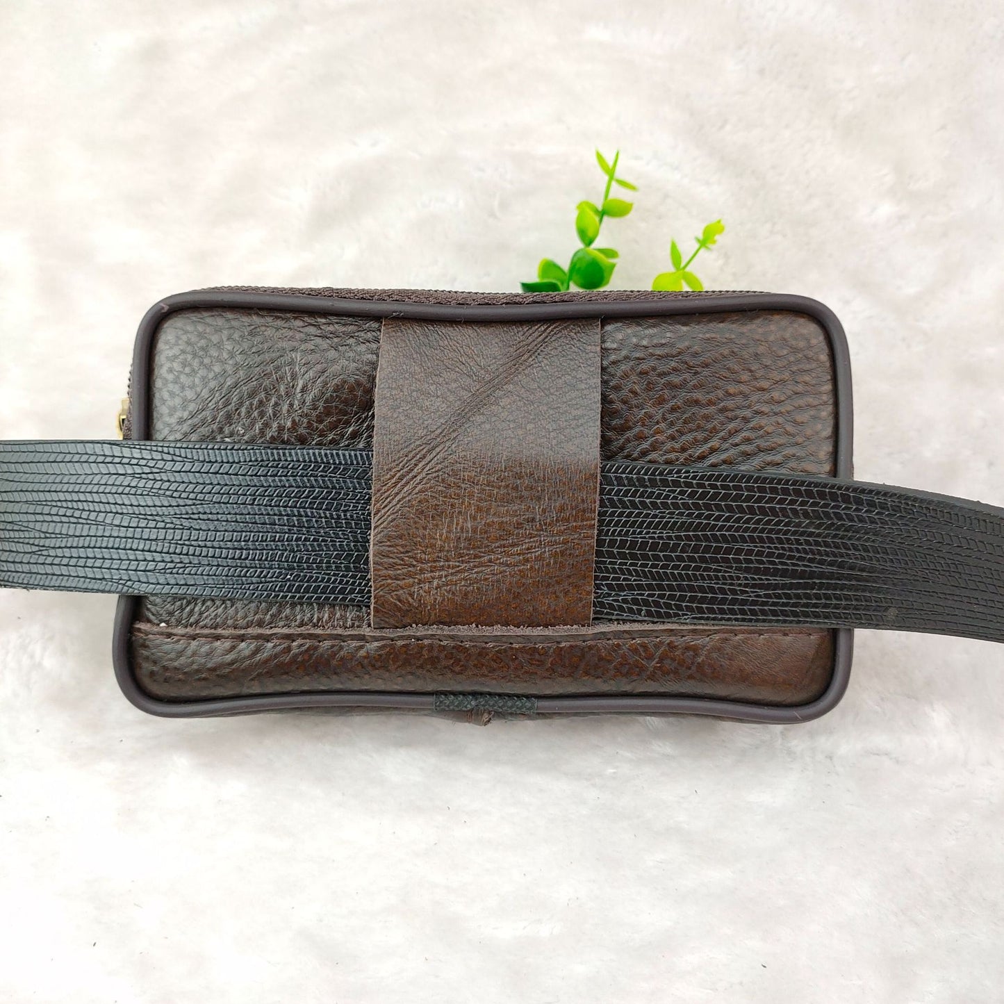 Men's Horizontal Lightweight Flat Mouth Hanging Cell Men's Waist Packs