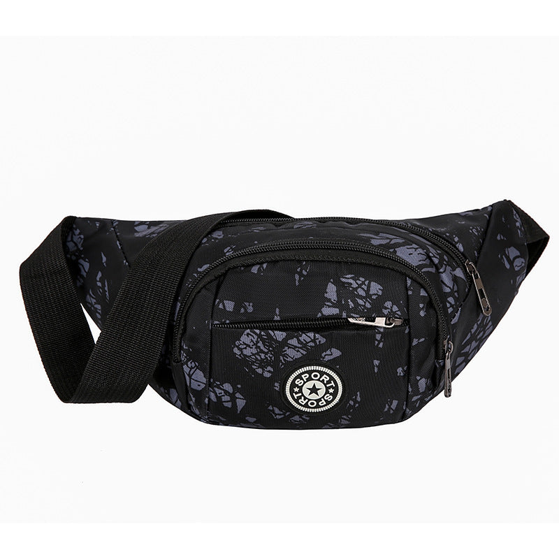 Men's Running Large Capacity Fashion Exercise Camouflage Oxford Men's Waist Packs