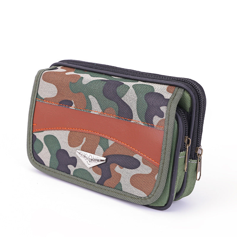 Men's Construction Site Wear Resistance Cell Flip Men's Waist Packs