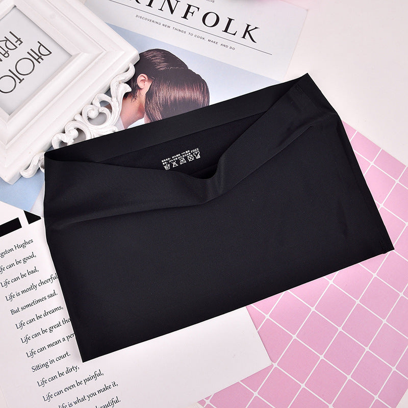Women's Piece Seamless Tube Top Thin Versatile Ice Silk Underwear Tanks Camis