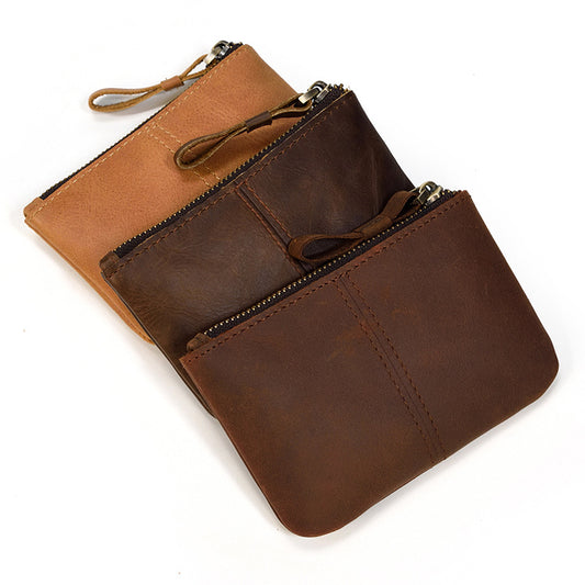 Women's & Men's & Horse Leather Genuine First Layer Ladies Wallets