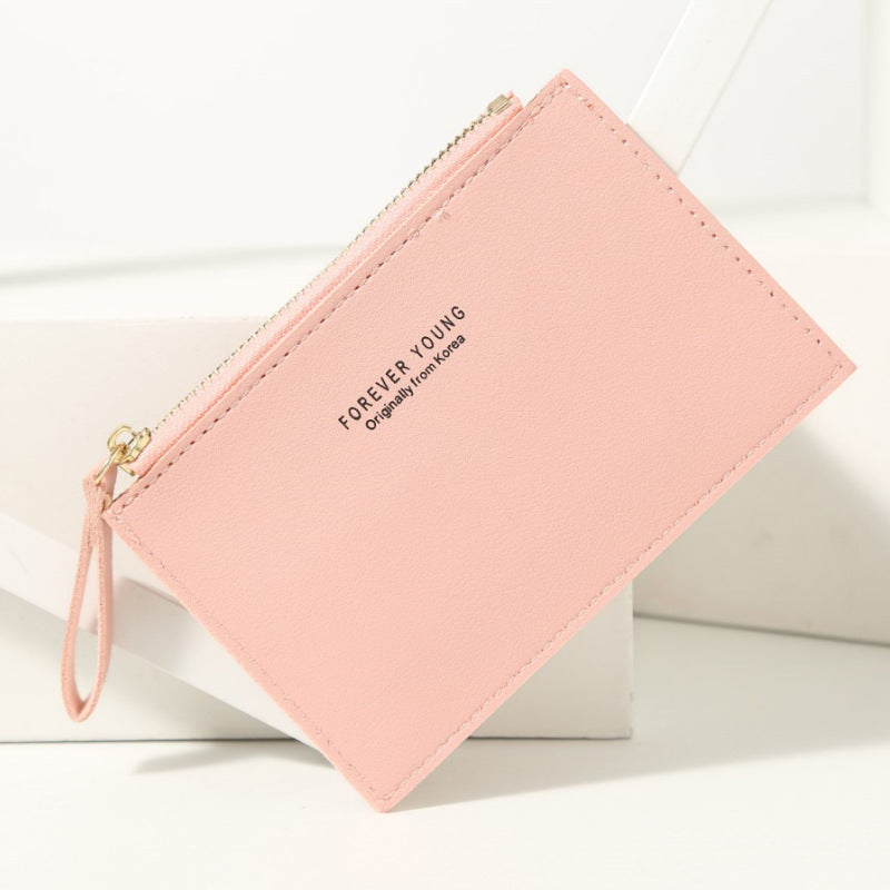 Women's & Men's & Korean Style Solid Color Mini Creative Card Holder