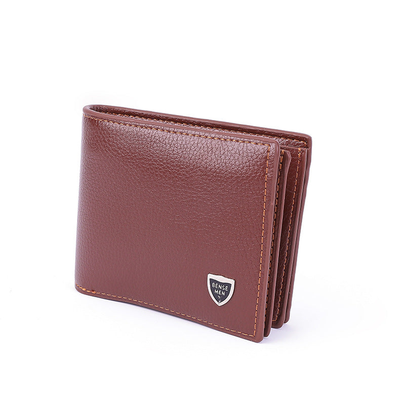 Men's Short Chic With Driver Horizontal Blue Men's Wallets