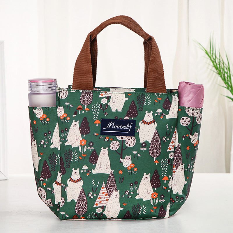 Canvas Large Lunch Box Mummy Capacity Handbags