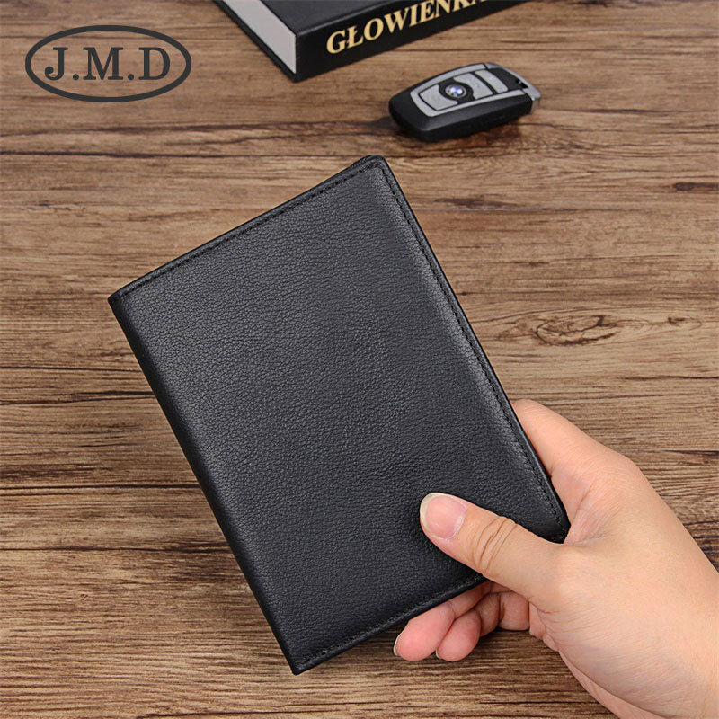 Passport Wrapper Crazy Horse Multiple Slots Card Holder