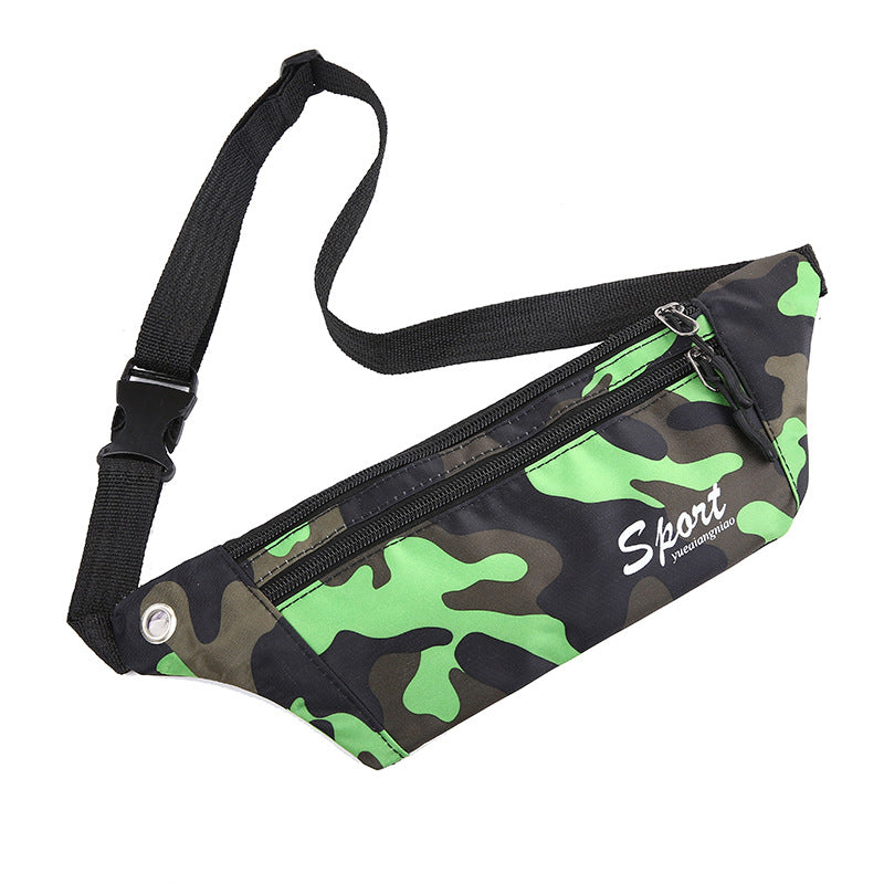 Men's Personalized Camouflage Waterproof Running Cashier Mobile Men's Waist Packs