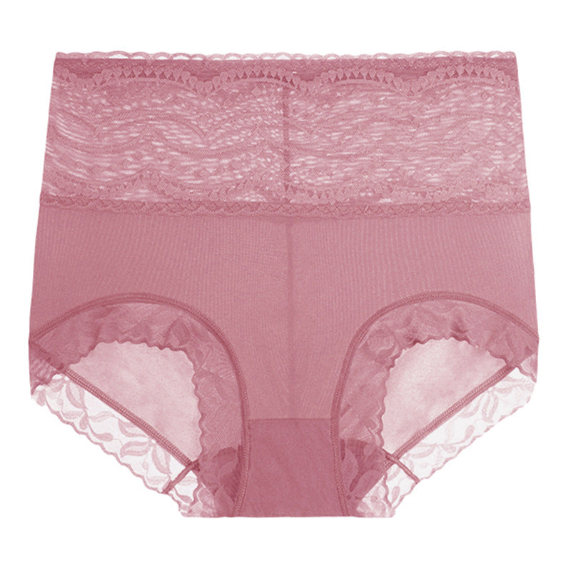 Women's Lifting Breathable Lace Ice Silk Seamless Panties