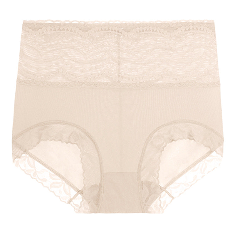 Women's Lifting Breathable Lace Ice Silk Seamless Panties
