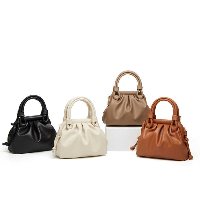 Women's Pleated Portable Cloud Summer Stylish Simple Versatile Women's Shoulder Bag