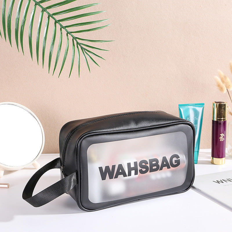 Storage Large Capacity Wash Waterproof Portable Letter Cosmetic Bags