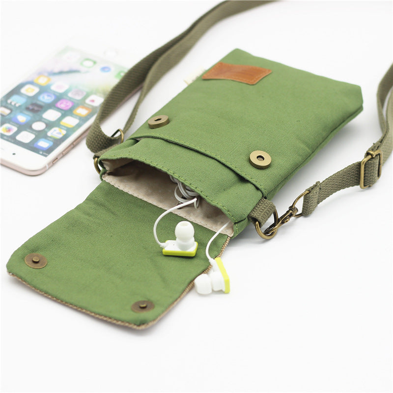 Women's Horse Solid Color Canvas Simple Fabric Lightweight Bags