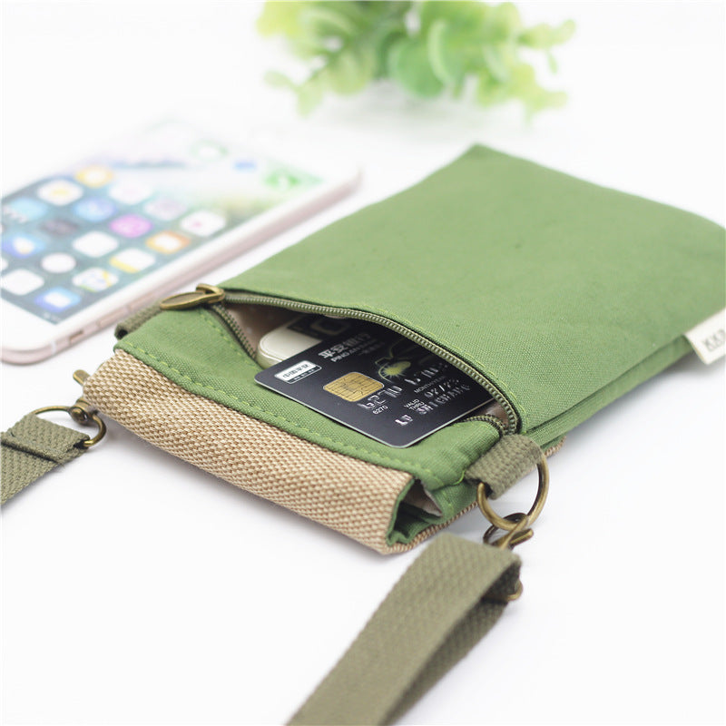 Women's Horse Solid Color Canvas Simple Fabric Lightweight Bags