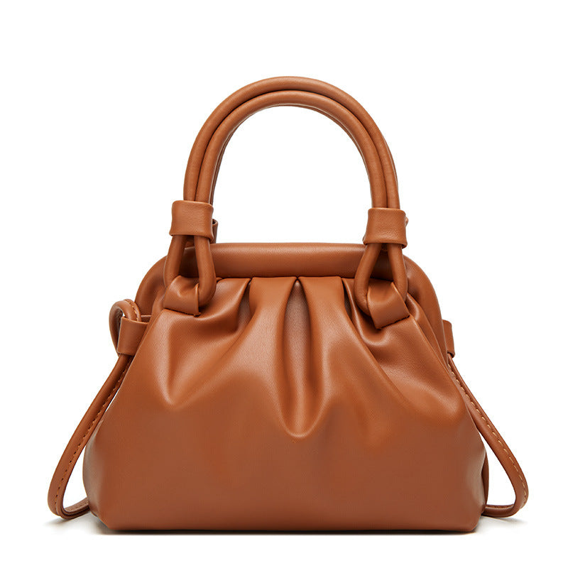 Women's Pleated Portable Cloud Summer Stylish Simple Versatile Women's Shoulder Bag