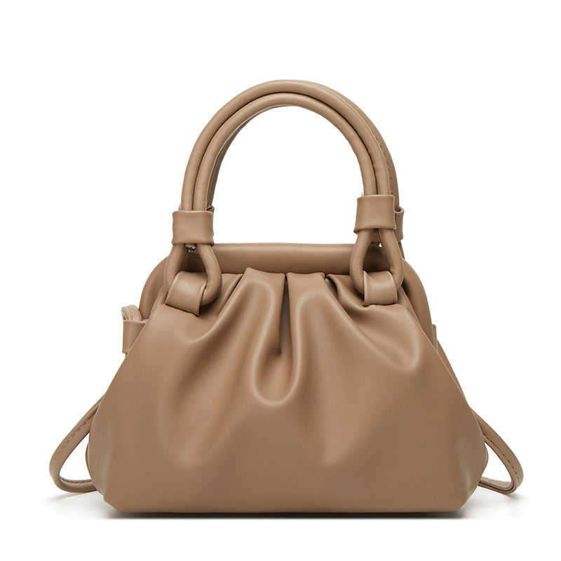 Women's Pleated Portable Cloud Summer Stylish Simple Versatile Women's Shoulder Bag
