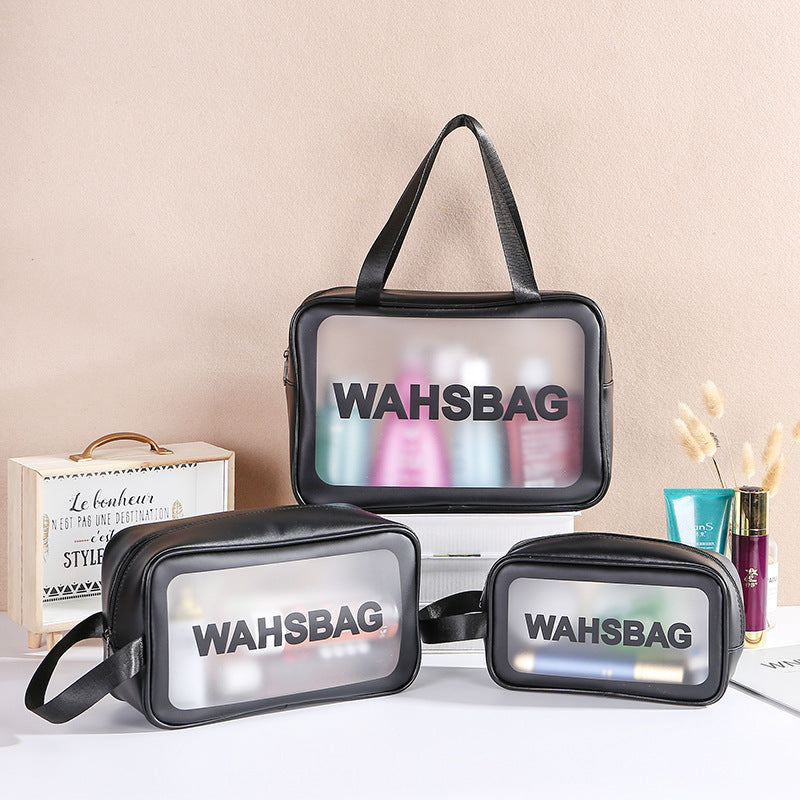 Storage Large Capacity Wash Waterproof Portable Letter Cosmetic Bags