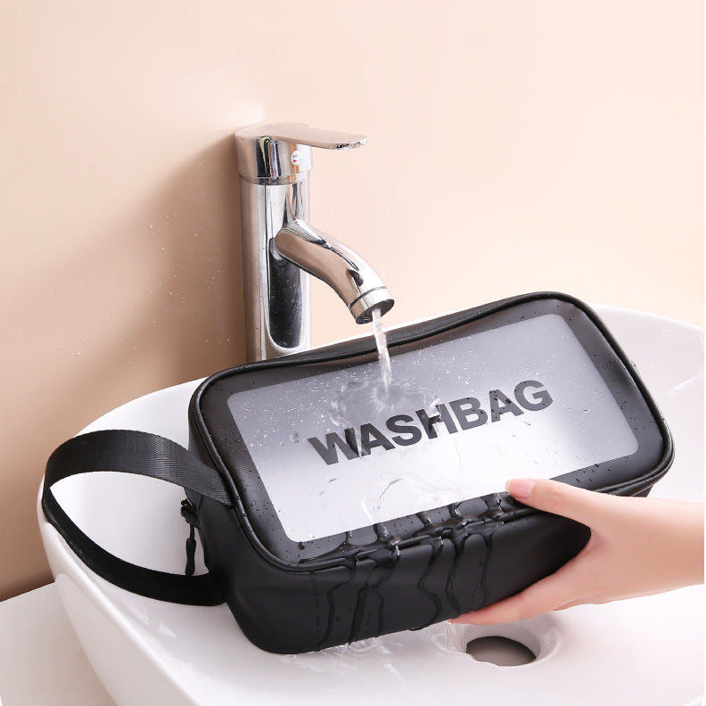 Storage Large Capacity Wash Waterproof Portable Letter Cosmetic Bags