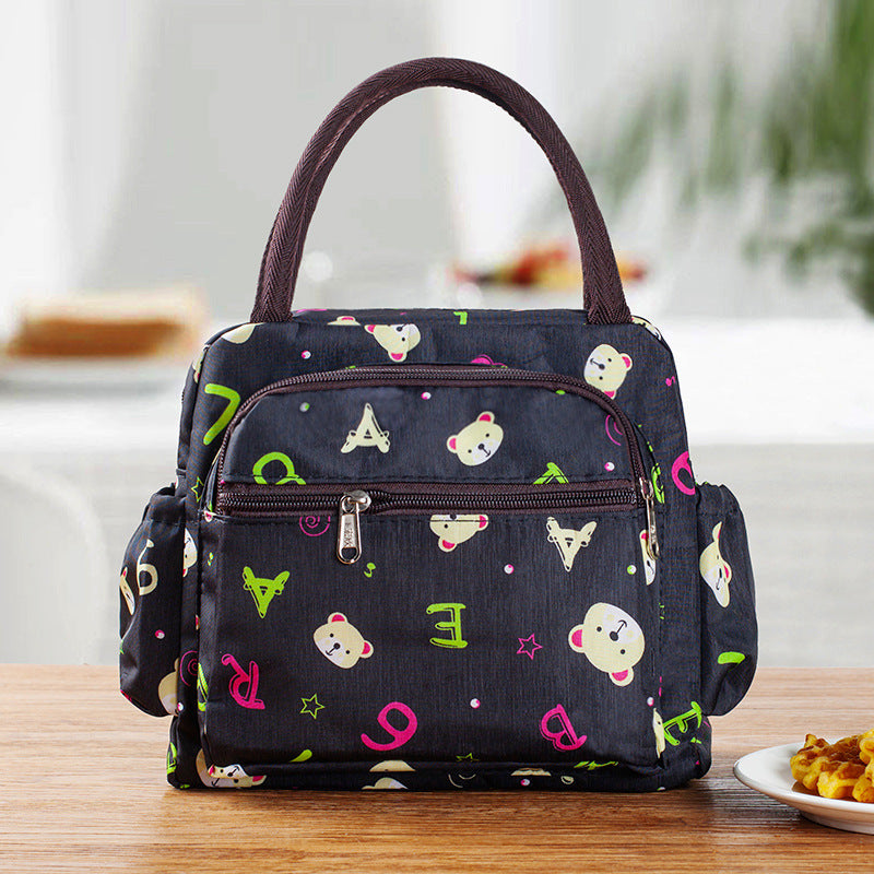 Women's Cloth Thickened Lunch Box Mother Handbags