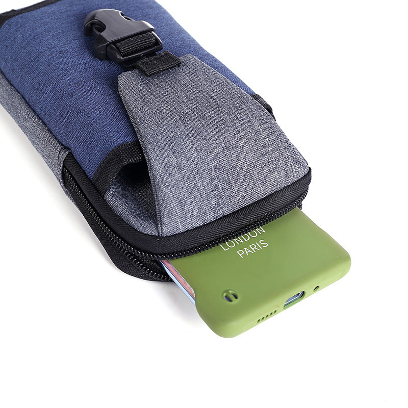 Men's Mobile Vertical Canvas Cell For Large Men's Waist Packs