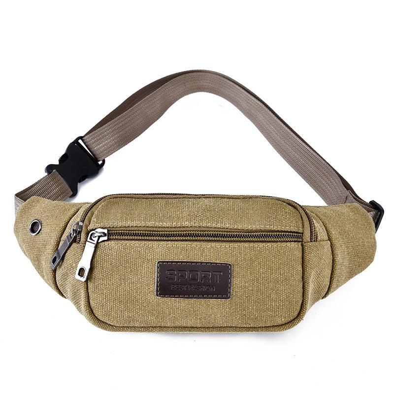 Women's & Men's & For Canvas Inch Mobile Running Leisure Men's Waist Packs