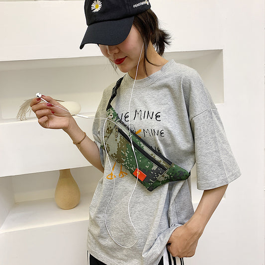 Tactics Mobile Camouflage Running Waterproof Oxford Men's Waist Packs