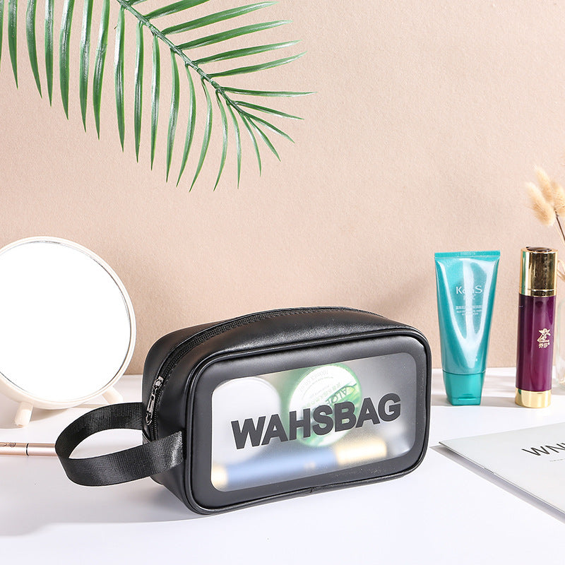 Storage Large Capacity Wash Waterproof Portable Letter Cosmetic Bags