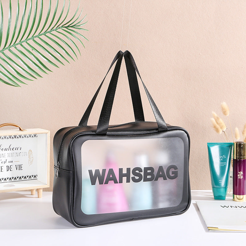 Storage Large Capacity Wash Waterproof Portable Letter Cosmetic Bags
