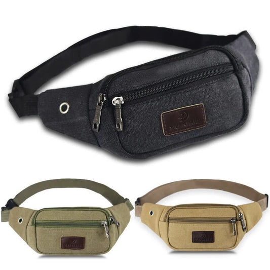 Women's & Men's & For Canvas Inch Mobile Running Leisure Men's Waist Packs