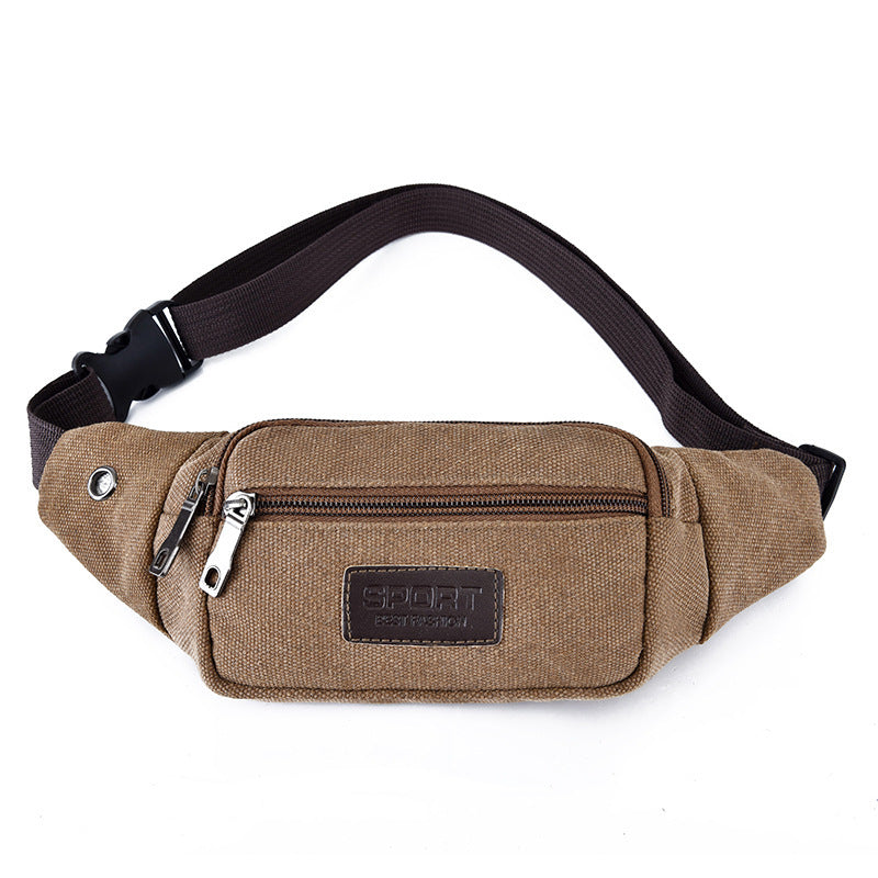 Women's & Men's & For Canvas Inch Mobile Running Leisure Men's Waist Packs