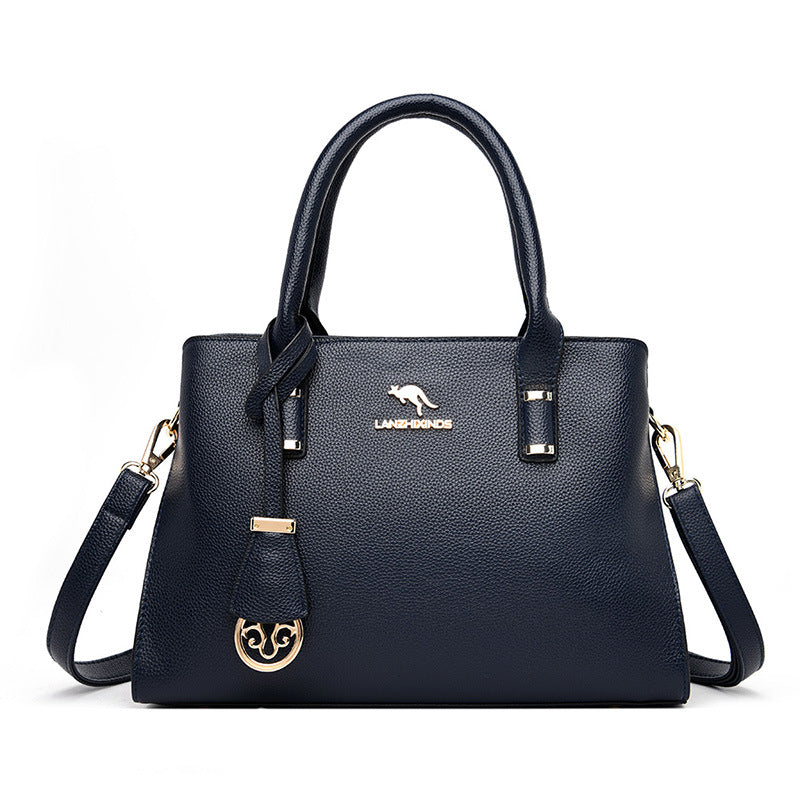 Women's Kangaroo Mother Soft Leather Versatile Handbags