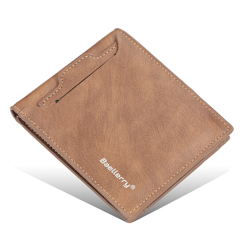 Men's Short Multiple Slots Fashion Open Horizontal Bags