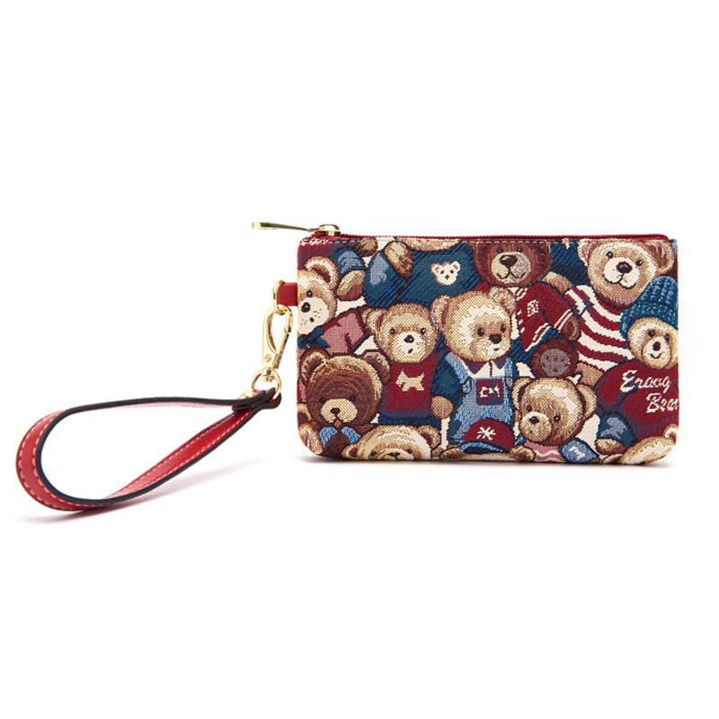 Women's Fashion Unique Bear Mobile Female Handbags