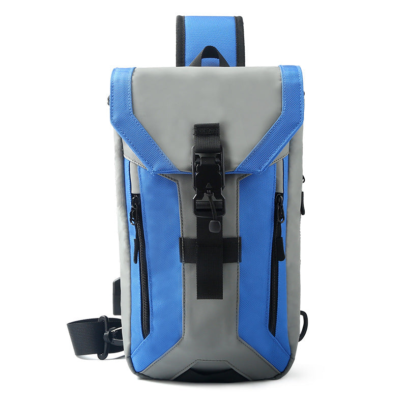 Stylish Glamorous Men's Fashion Waterproof Slanted Men's Chest Bags