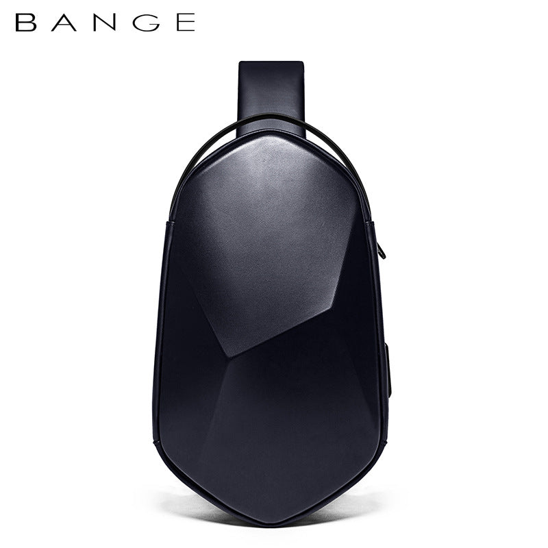 Fashion Men's Hard Shell Polyhedron Trendy Men's Chest Bags