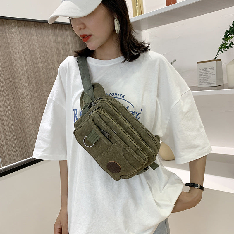 Charming Men's Large Capacity Canvas Multifunctional Bags