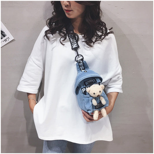 Women's Style Cartoon Lamb Bear Cow Crossbody Bags