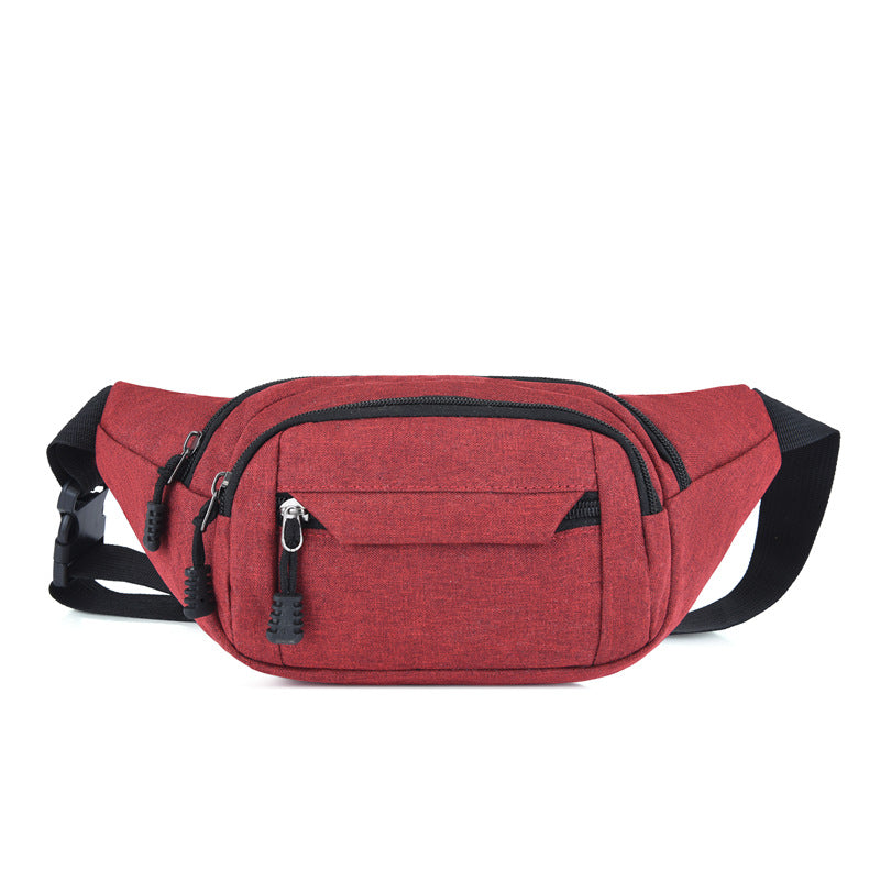 Women's & Men's & Fashion Simple Oxford Cloth Waterproof Men's Waist Packs