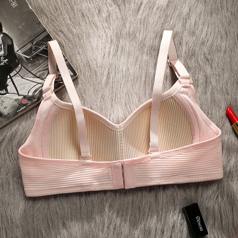 Summer Development Period Solid Color Complete Lingerie Sets