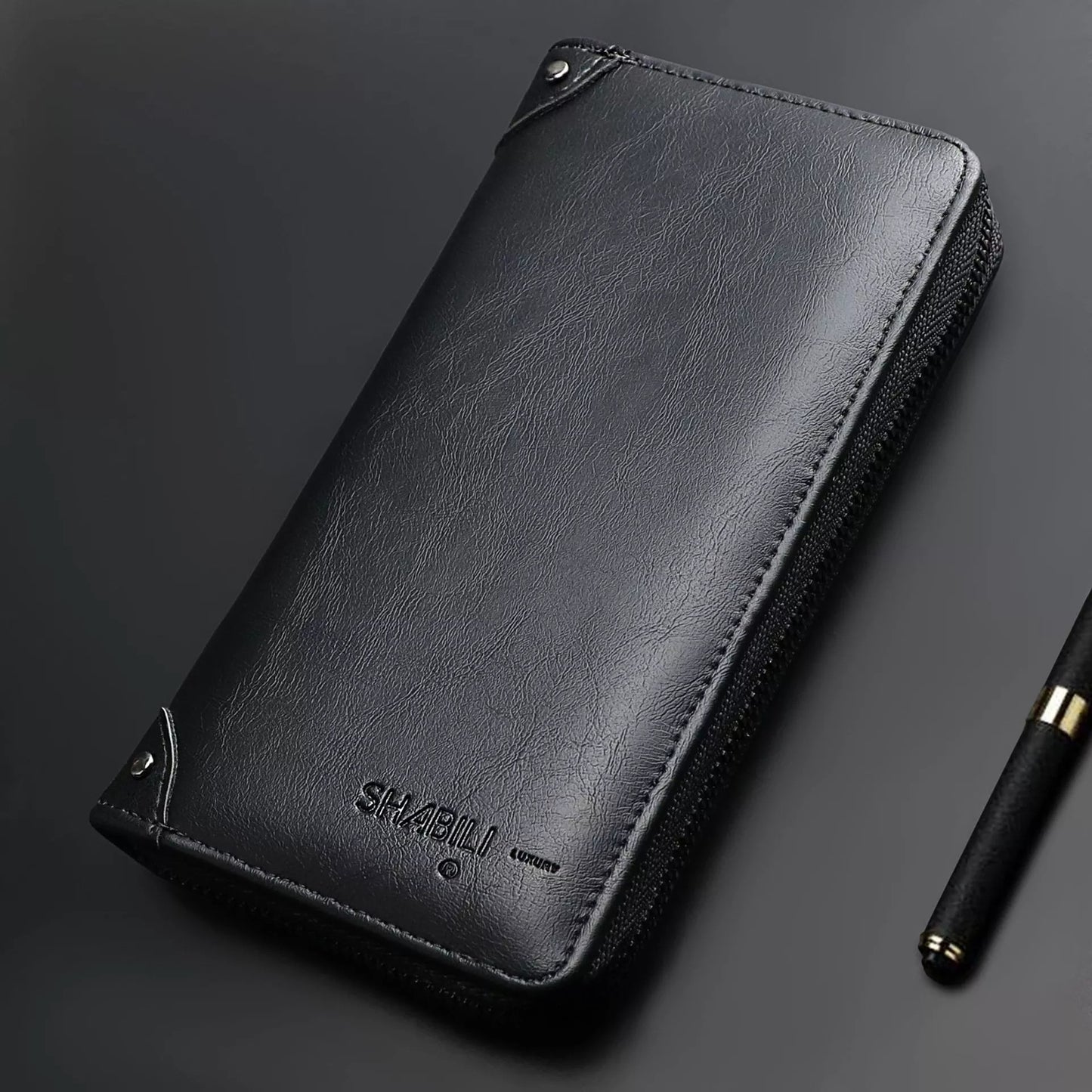 Men's Korean Style Fashion Simple Large Capacity Men's Wallets