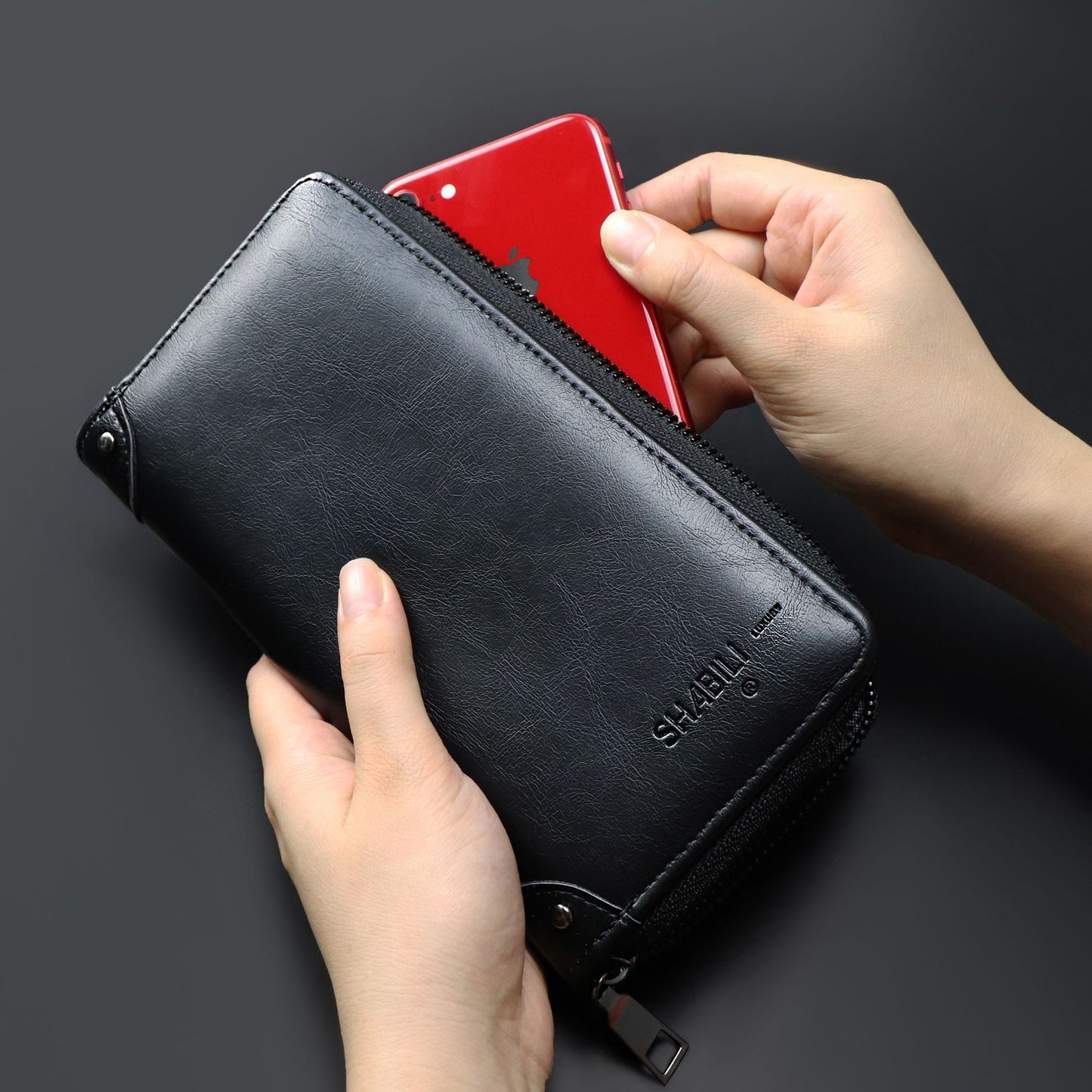 Men's Korean Style Fashion Simple Large Capacity Men's Wallets