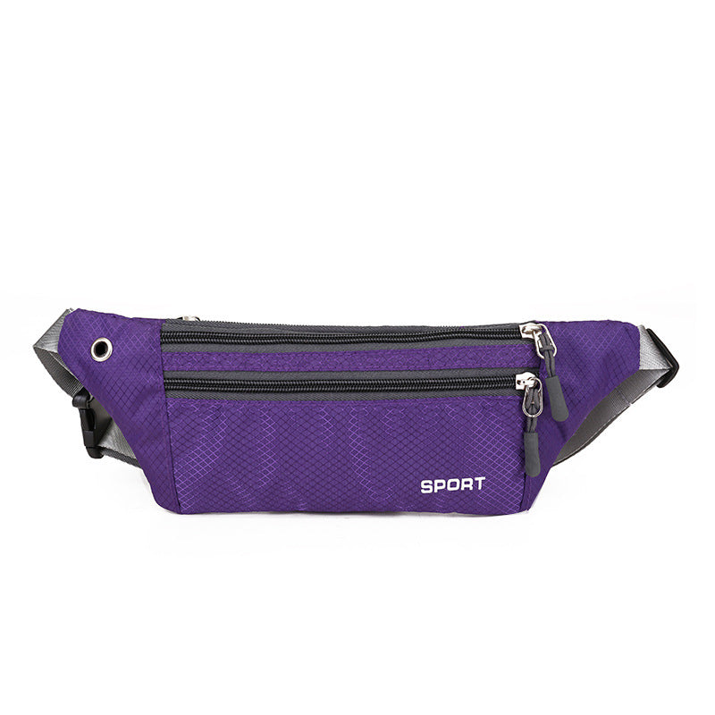 Women's & Men's & Canvas Exercise Running Waterproof Mobile Men's Waist Packs