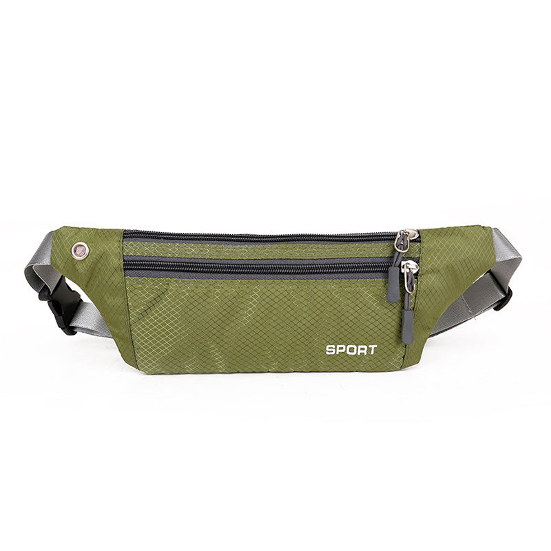 Women's & Men's & Canvas Exercise Running Waterproof Mobile Men's Waist Packs