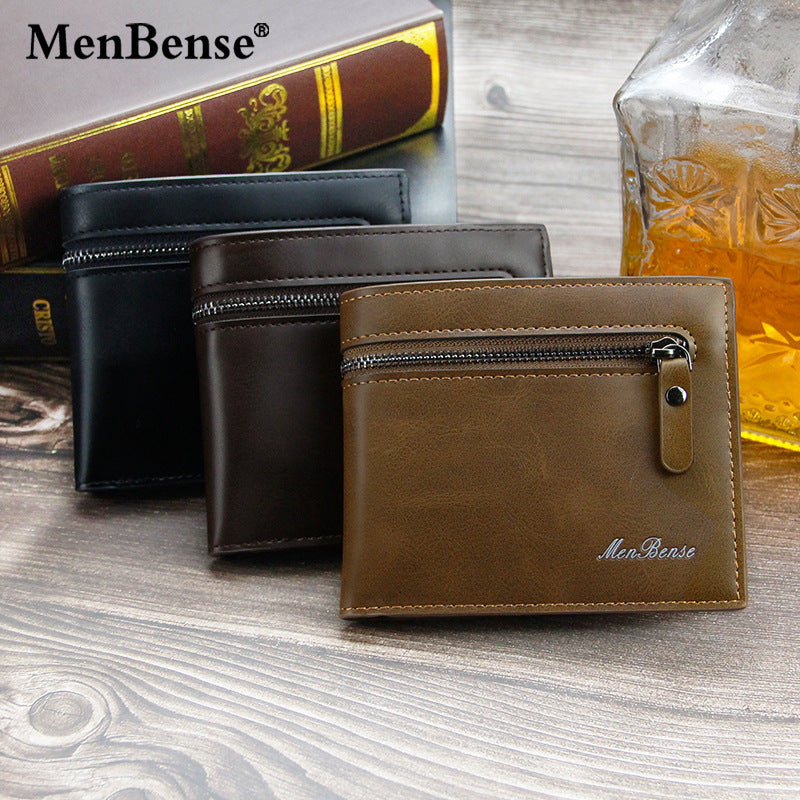 Men's Stylish Large Capacity Fashion Short Men's Wallets