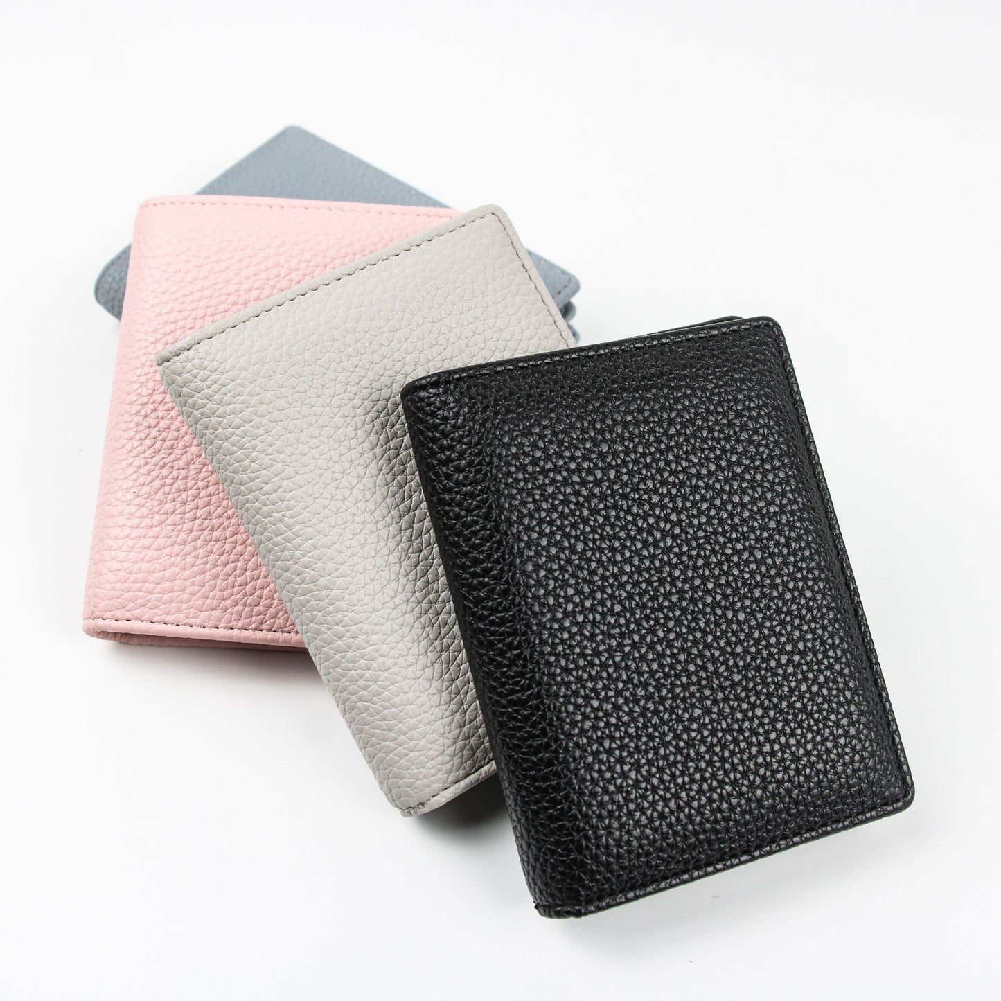 Leisure Business Lychee Pattern Large Capacity Card Holder