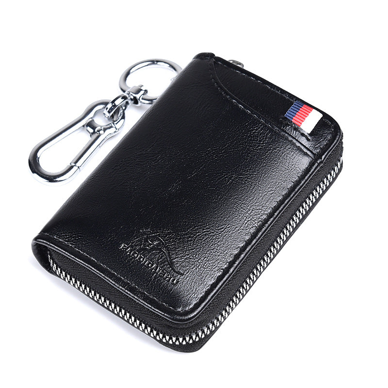 Men's Kangaroo Business Car Large Capacity Multiple Coin Purses